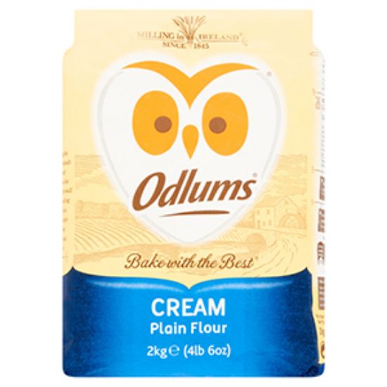 Picture of Odlums Plain Cream Flour 2kg x8